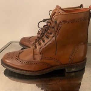 Allen Edmonds—Dalton Wingtip Dress Boot with Dainite Rubber Sole